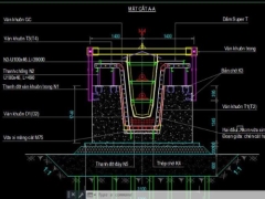 File dwg file bản vẽ bệ đúc dầm super-t 38.3m cực đầy đủ