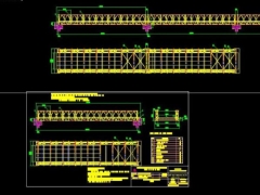 File dwg file bản vẽ cầu tạm bailey nt4.2 hb 24.16m