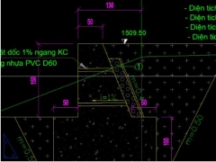 File dwg file bản vẽ kè trọng lực bê tông, thuyết minh, file tính tcxd 57-73