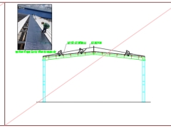 File dwg file biện pháp thi công nhà mái xếp 6.4x6.6m(mặt bằng +biện pháp thi công+khối lượng +chi tiết)