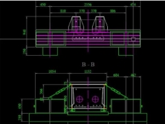 File dwg hồ sơ bệ đúc dầm bản rỗng lắp ghép l=15m