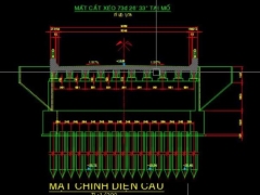 File dwg hồ sơ cầu dầm giản đơn 12.5m cải tiến dul b=9m