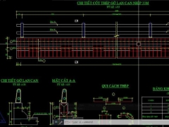 File dwg hồ sơ cầu dầm i l=33m b=10m