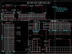File dwg hồ sơ cầu dầm t giả vòm l=13m b=4m