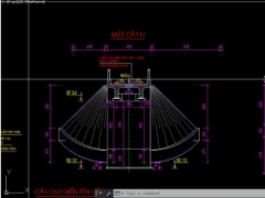 File dwg hồ sơ cầu giao thông nông thôn t thường l=14m b=3,5m no1