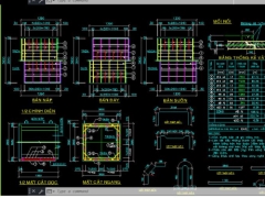 File dwg hồ sơ cống hộp 2x3x3 - lắp ghép