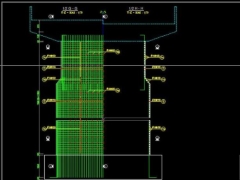 File dwg hồ sơ trụ đặc thân hẹp 2 đợt b=12m