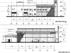 File dwg xưởng 54.5x46.5m