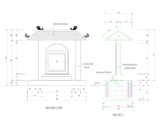 File mẫu thiết kế chi tiết công trình nghĩa trang liệt sỹ