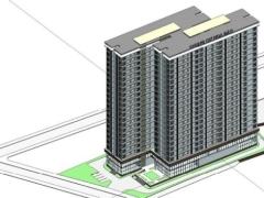 File revit - thiết kế tòa nhà chung cư 23 tầng (hs file cad sơ bộ)