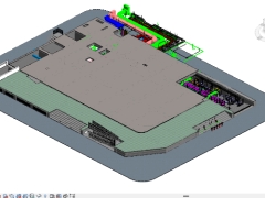 File revit công trình MEPF tầng hầm 27x38m (kiến trúc+Cấp nươc+thoát nước+chữa cháy+thông gió)