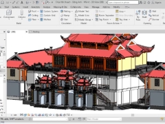 File revit hồ sơ chùa