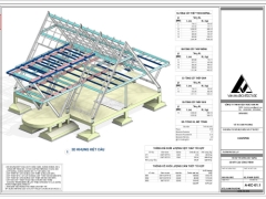 File revit kết cấu thép kích thước 3.5x3.5m