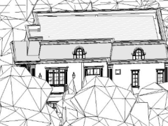 File revit mẫu nhà phố 2 tầng kích thước xây dựng 8.5x15m