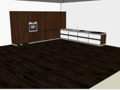 File sketchup nội thất phòng bếp đẹp mới 2020