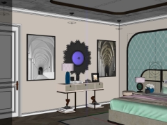 File sketchup nội thất phòng ngủ đẹp năm 2022
