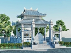 File Sketchup thiết kế dựng cảnh cảnh đền thờ