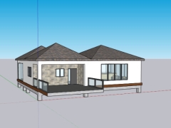 File sketchup việt nam nhà trệt đẹp