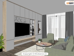 File su 2020 thiết kế nội thất Phòng khách + Bếp