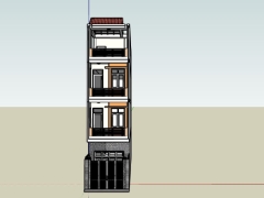 File su mẫu nhà phố 4 tầng 3.6x21.6m