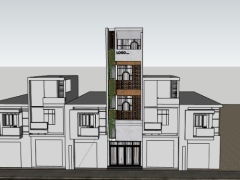 File su nhà dân 5 tầng 4x13.65m