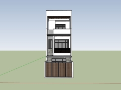 File su nhà ở 3 tầng 5x16m