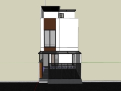 File su nhà ở 3 tầng 6x14m