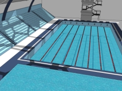 File su thiết kế bể bơi đẹp