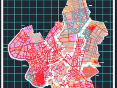 File tài liệu cad quy hoạch sử dụng đất thủ dầu một - bình dương đến năm 2030