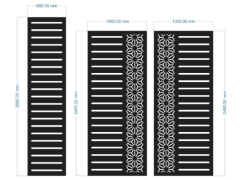 File thiết kế cnc cổng 2 cánh đơn giản nhất