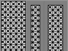 File thiết kế cnc cửa sắt lùa đẹp dxf