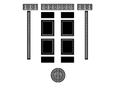 File thiết kế cnc hoa văn cổng chữ thọ