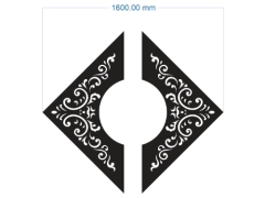 File thiết kế cnc hoa văn cổng dxf