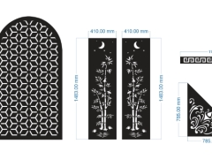 File thiết kế cnc hoa văn cổng trúc đẹp