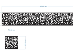 File thiết kế cnc lan can 2 kích thước dxf