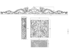 File thiết kế Cổng Rồng Phượng CNC