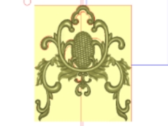 File thiết kế hoa lá tây tủ cnc