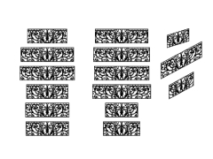File thiết kế lan can 15 kích thước cnc