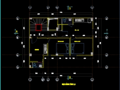 File thiết kế nhà ở và cho thuê 6 tầng kích thước 7.5x9.79m