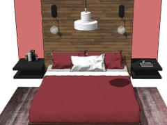 Free download thiết kế phòng ngủ .skp mới nhất