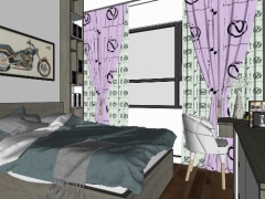 Free download thiết kế phòng ngủ model 3d su mới nhất