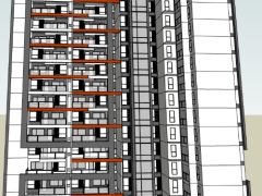 Free model sketchup việt nam dựng thiết kế nhà chung cư cao tầng
