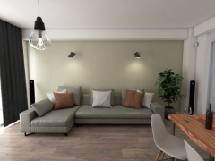 Free thiết kế nội thất phòng khách đơn giản model .skp