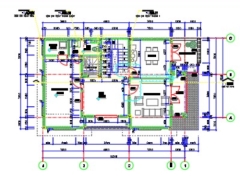 Full bản vẽ bản vẽ mẫu nhà phố 4 tầng 7x12.5m (kiến trúc+điện nước+điều hòa thông gió+nội thất)
