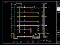 Full bản vẽ file cad kiến trúc nhà tòa nhà quận phú nhuận