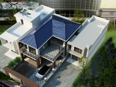 Full bản vẽ thiết kế kỹ thuật thi công nhà mái Nhật 2 tầng kích thước 9.22x14.59m