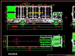 Full bản vẽ thiết kế mẫu xe tải ISUZU 16 tấn