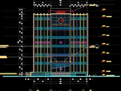 Full bản vẽ thiết kế ngân hàng Vietbank 7 tầng kích thước 19.5x21.2m