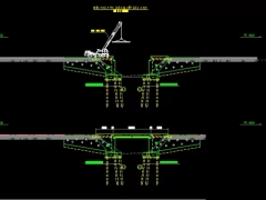 Full file cad thi công cầu dầm bản l= 12m b= 10.5m
