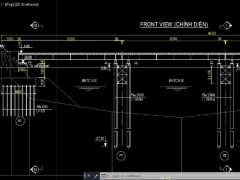 Full hồ sơ cầu tạm bằng thép l=4x12m b=4m